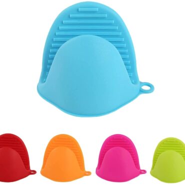 Silicone Oven Mitts Heat Resistant Set 2