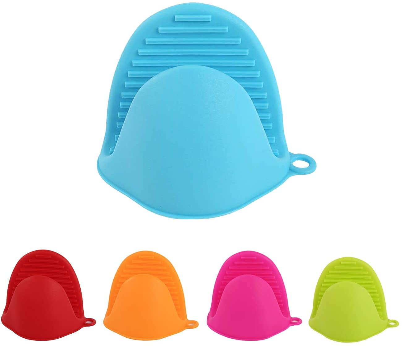 Silicone Oven Mitts Heat Resistant Set 2