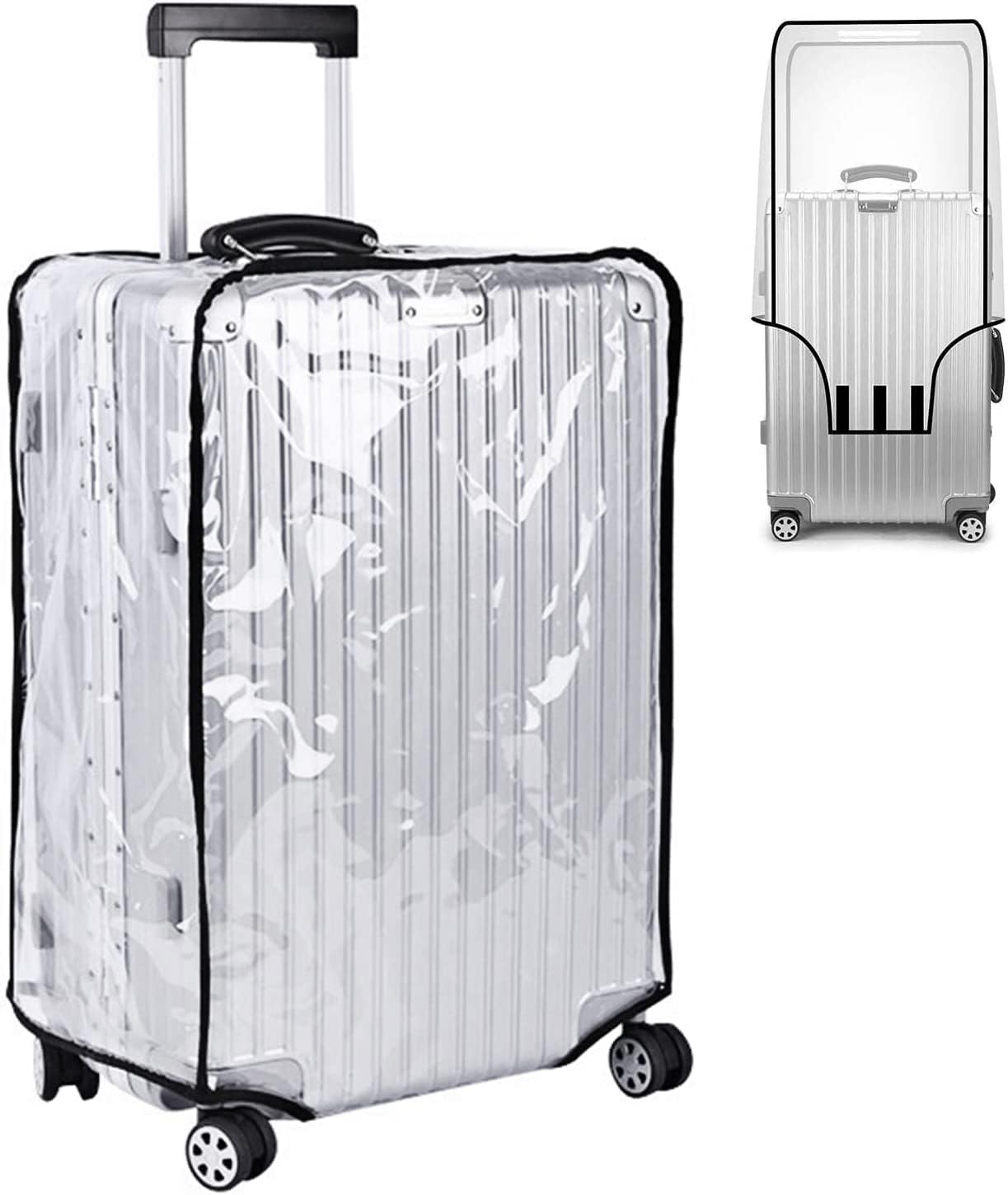 Transparent PVC Luggage Suitcase Cover 20 Inch