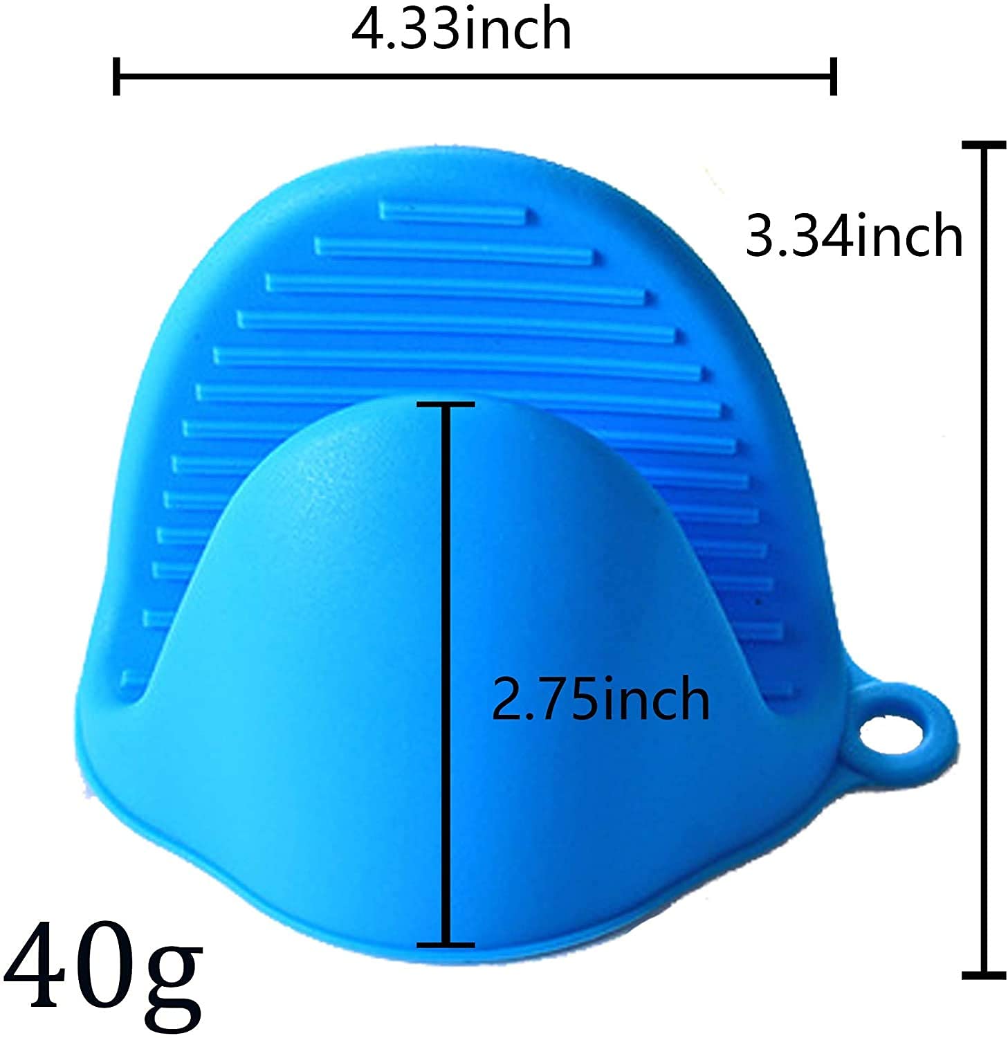 Silicone Oven Mitts Heat Resistant Set 2 - Image 6