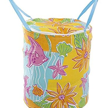 Cotton Round Cloth Foldable Laundry Basket