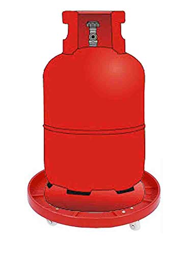 Plastic Gas Cylinder Trolley with Wheels - Image 4