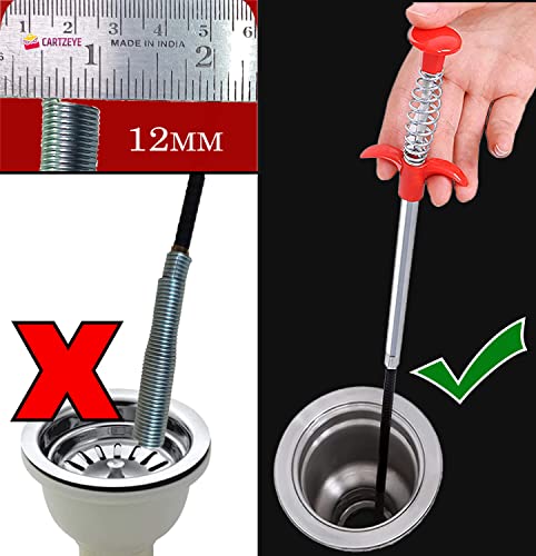 Stainless Steel Hair Catching Drain Cleaner - Image 2