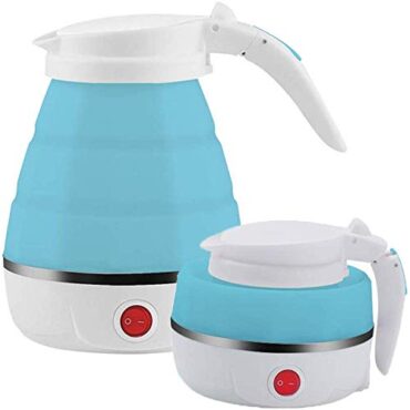 Travel Folding Electric Kettle 600ml Multicolor