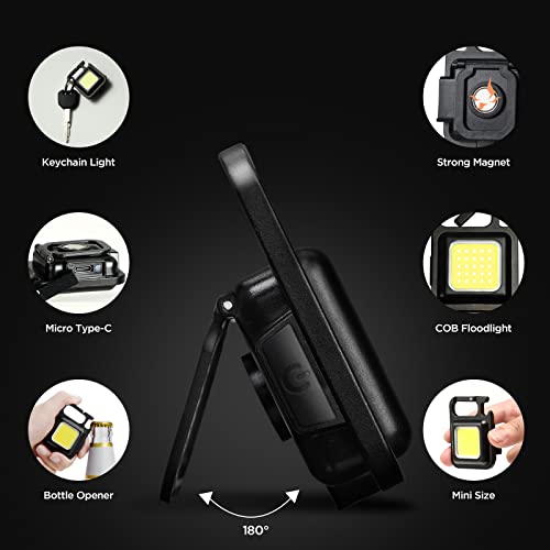 LED Mini Cob Keychain Flashlight - Image 7