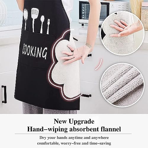 Waterproof Kitchen Cooking Apron with Pockets - Image 8