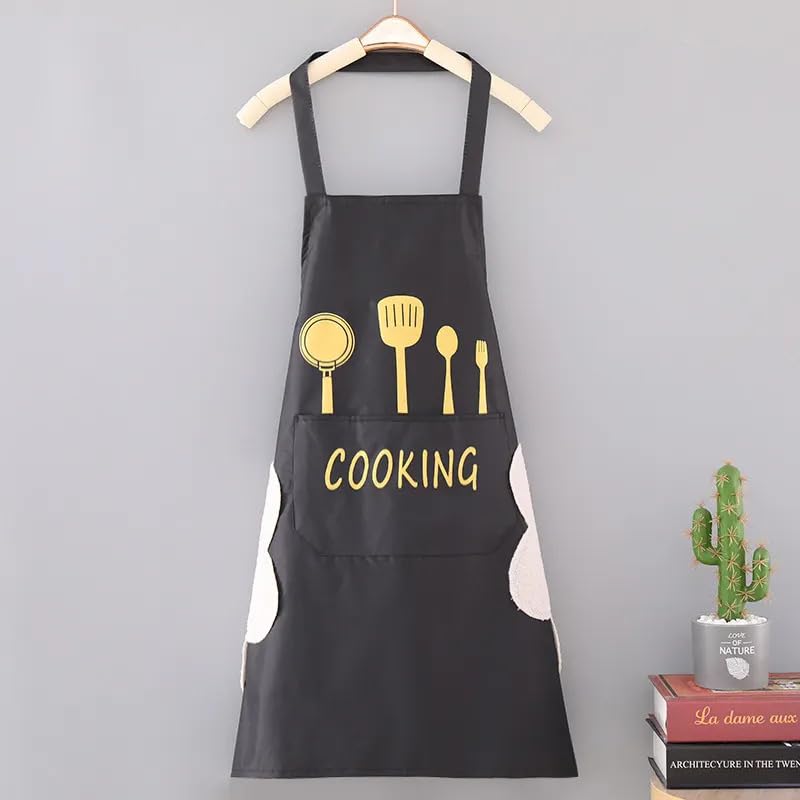 Waterproof Kitchen Cooking Apron with Pockets - Image 7