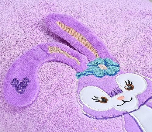 Microfiber Kids Bath Towel Purple Pack 1 - Image 3