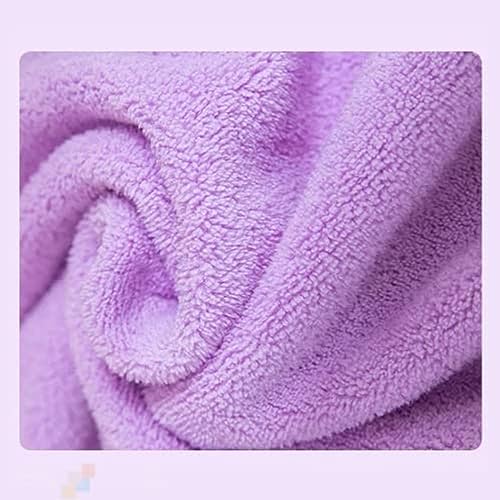 Microfiber Kids Bath Towel Purple Pack 1