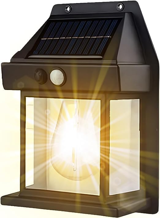 Solar Wall Lantern Motion Sensor Light