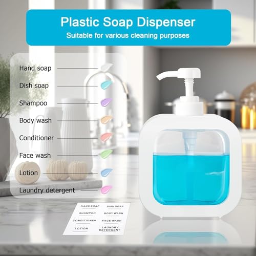 Plastic Liquid Soap Dispenser 300ml - Image 6