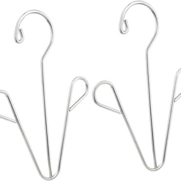 Metal Shoe Rack Hanging Storage Hanger Silver