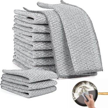 Non Scratch Wire Dish Wash Cloth Pack 10