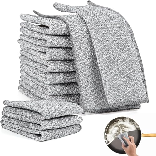 Non Scratch Wire Dish Wash Cloth Pack 10