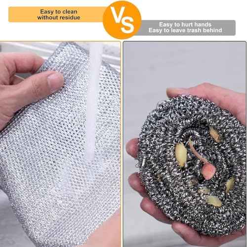 Non Scratch Wire Dish Wash Cloth Pack 10 - Image 3