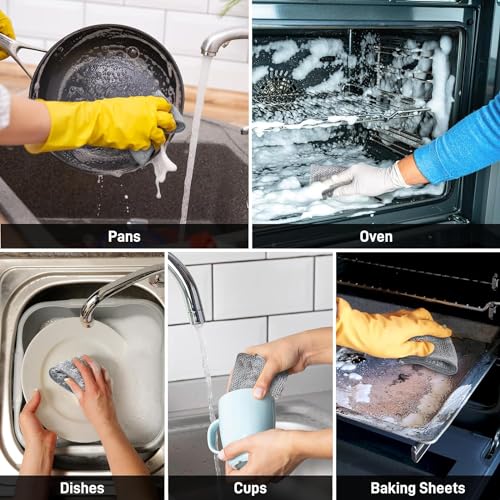 Non Scratch Wire Dish Wash Cloth Pack 10 - Image 5