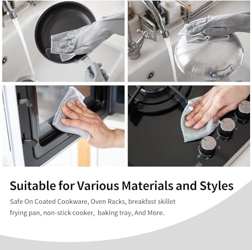 Non Scratch Wire Dish Wash Cloth Pack 10 - Image 8