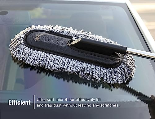 Extendable Microfiber Car Cleaning Brush - Image 2