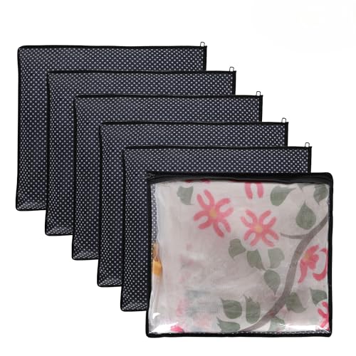 Single Saree Wardrobe Clothes Organizer Pack 12 - Image 9