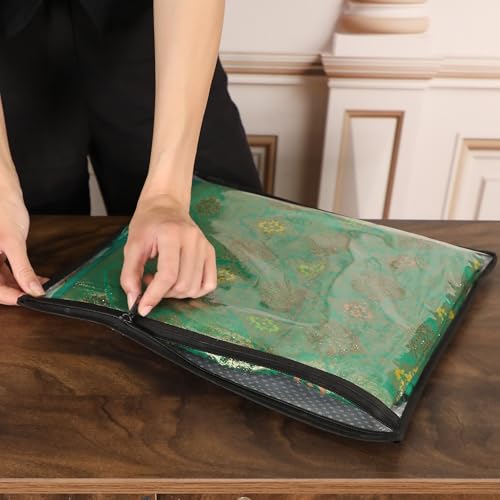 Single Saree Wardrobe Clothes Organizer Pack 12 - Image 4