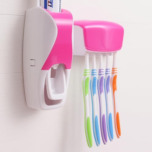 Wall Mounted Toothpaste Dispenser with Holder - Image 3