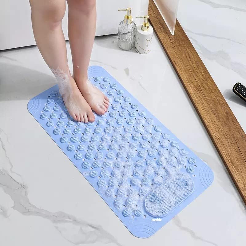 Anti-Slip Shower Mat with Foot Scrubber - Image 3