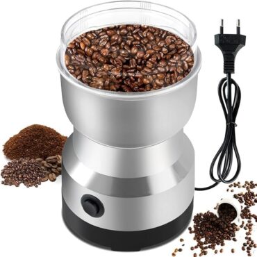 Stainless Steel Electric Grinder and Coffee Maker