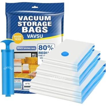 Vacuum Storage Bags Pack of 5 with Pump