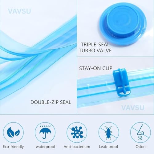 Vacuum Storage Bags Pack of 5 with Pump - Image 6