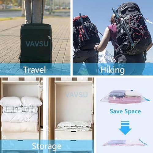 Vacuum Storage Bags Pack of 5 with Pump - Image 4