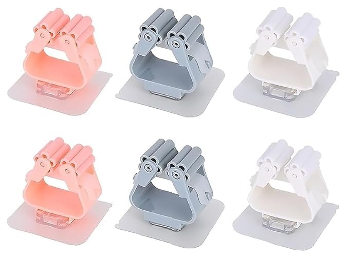 Single Adhesive Broom Mop Holder Wall Mount