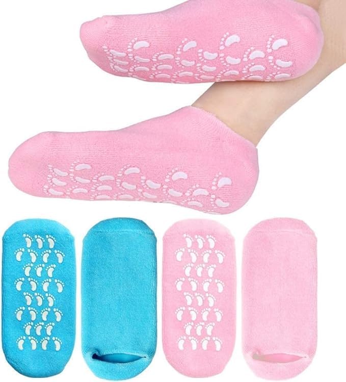 Silicone Spa Heel Repair Gel Socks - Image 2