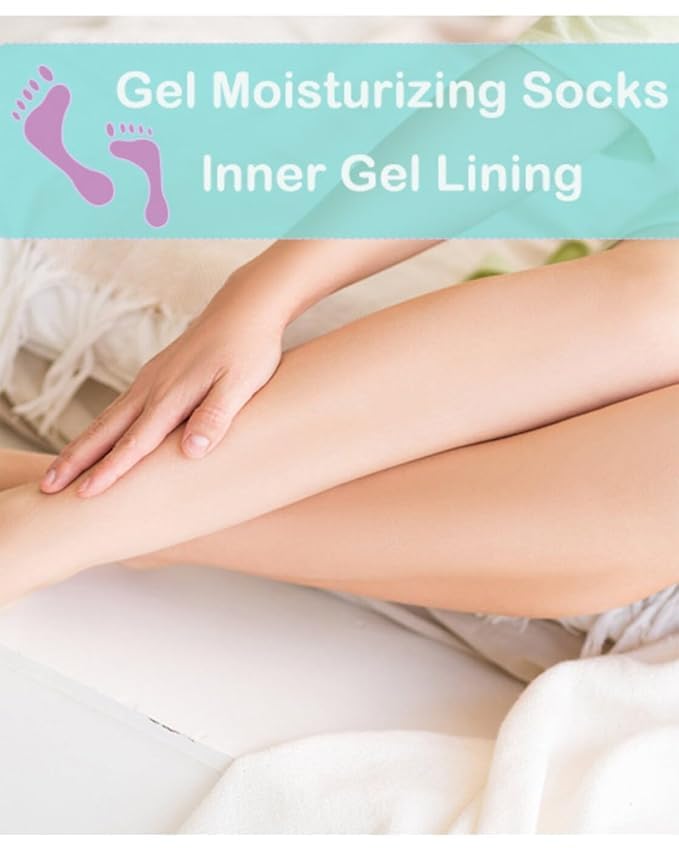 Silicone Spa Heel Repair Gel Socks - Image 6