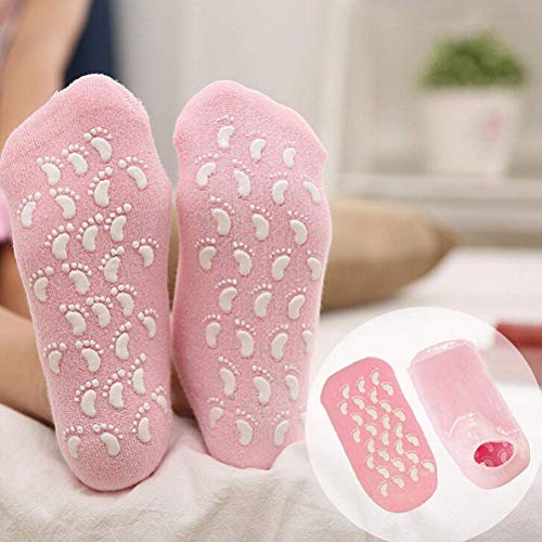 Silicone Spa Heel Repair Gel Socks