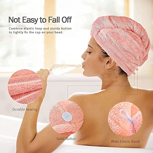 Hair Drying Towel Cap - Image 2