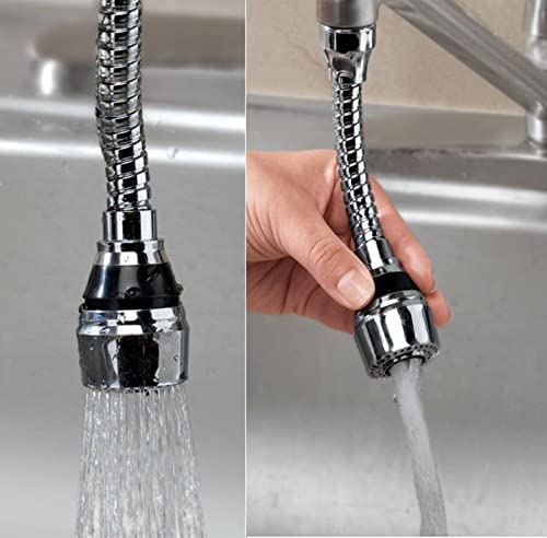 360° Rotating Turbo Flex Shower Head