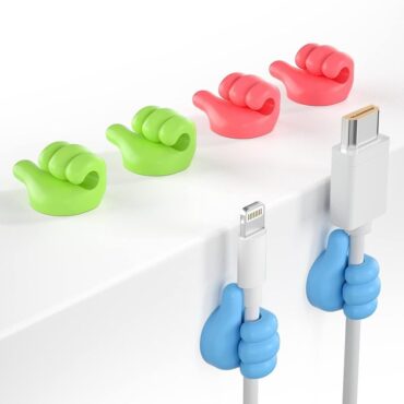 Self-Adhesive Silicone Thumb Wall Hooks