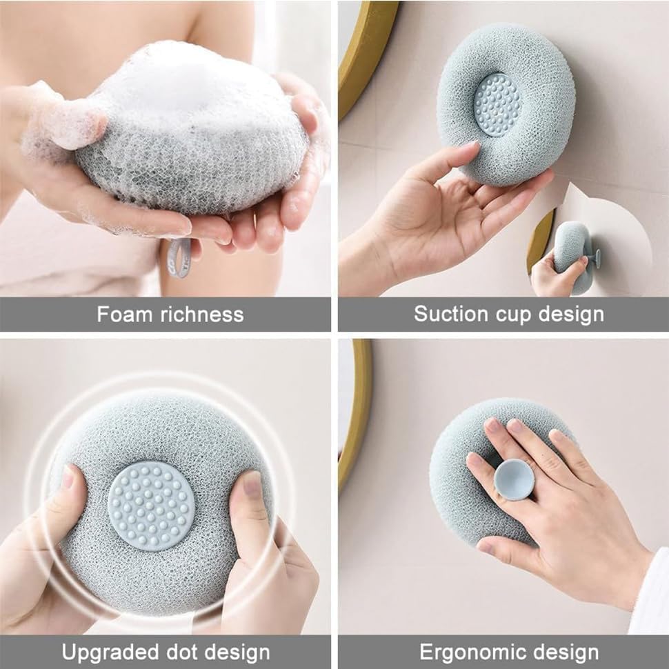 Soft Exfoliating Round Bath Loofah - Image 3