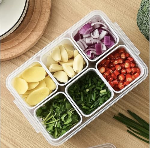 6-Grid Airtight Food Storage Container - Image 3