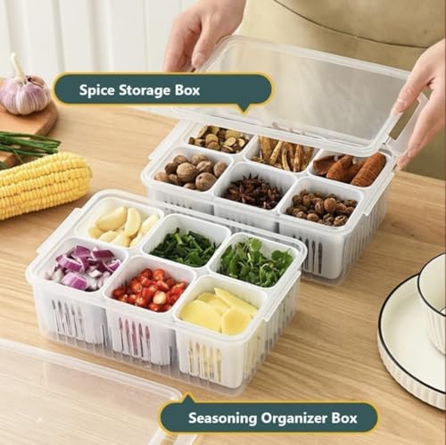 6-Grid Airtight Food Storage Container - Image 2
