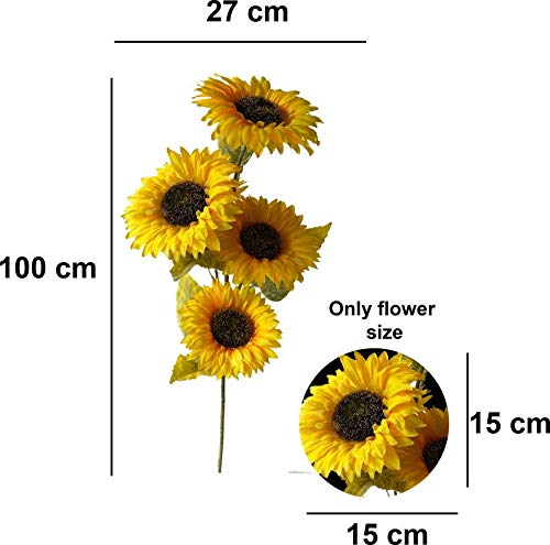 Artificial Sunflower Stick - Image 3