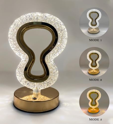 Crystal Guitar Table Lamp