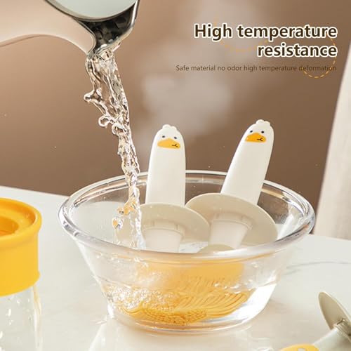 Glass Oil Dispenser with Brush - Image 5