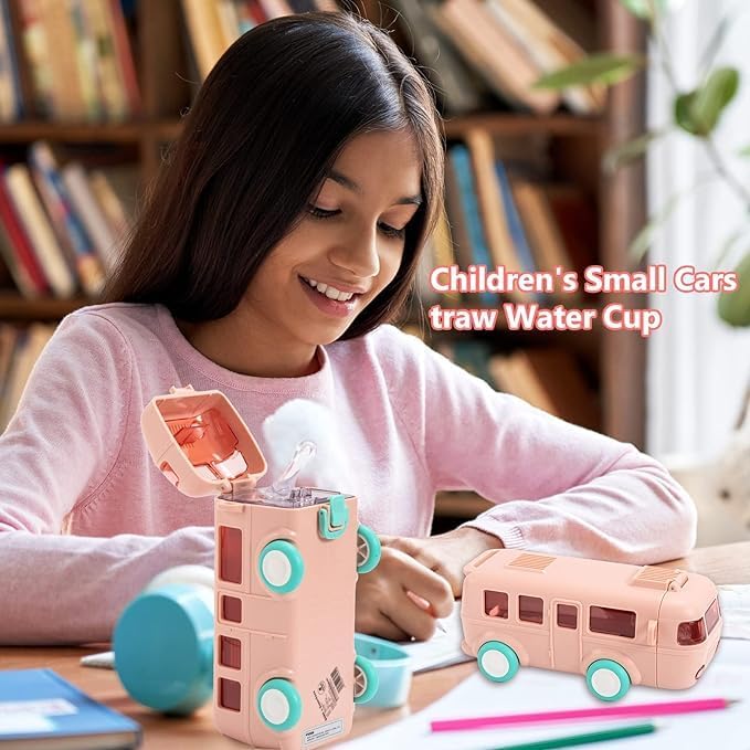 Cute Bus Water Bottle - Image 3