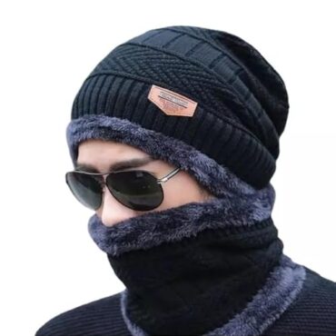 Woolen Cap with Neck Muffler