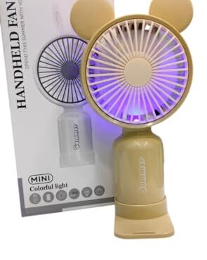 Mini Fan with LED Light